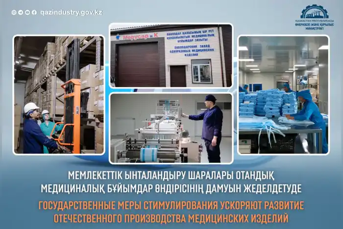Новые меры поддержки ускоряют рост производства медицинских изделий в Казахстане Атырау