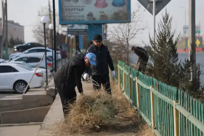 Участие в субботниках в Сарыагашском районе: шаг к устойчивому экологическому развитию Атырау