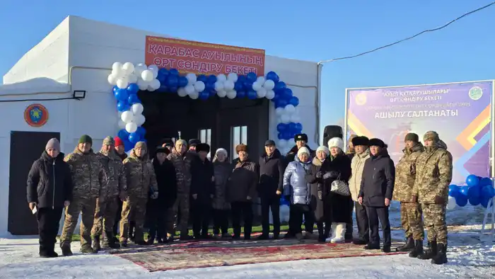 Улучшение противопожарной инфраструктуры в Казахстане: открытие добровольных пунктов пожаротушения в сельских регионах Атырау