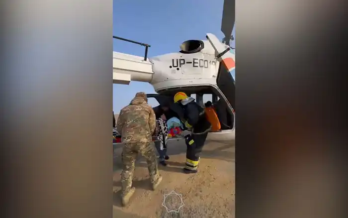Вертолётная эвакуация пациента из Миялы в Атырау: успешное спасение жизни и дальнейшее лечение в областной больнице Атырау