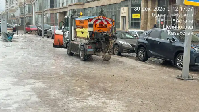 Астана: Ледяные горки и катки на набережной Есиль закрыты из-за потепления Атырау