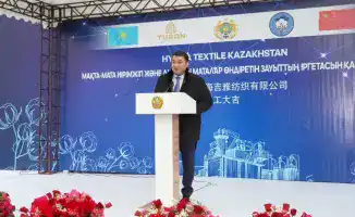 В Туркестанской области заложен завод по производству 10 миллионов метров джинсовой ткани в год, создающий более тысячи рабочих мест.