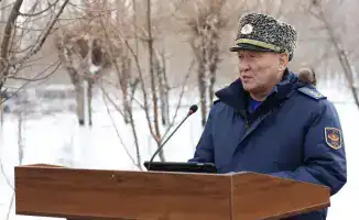 В Жамбылской области министр обороны увековечил память героя, открыв мемориал в честь 115-летия Бауыржана Момышулы