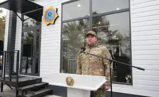 На берегу озера Шалкар открылась новая спасательная станция