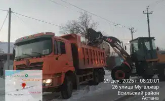 Астана: Снегопад и 3 000 дорожников на страже!