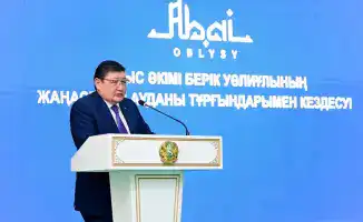 Встреча акима области с жителями Жаңасемей обсуждение развития района инвестиционные проекты