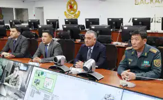 Узбекистанская делегация посетила Нацгвардию Алматы