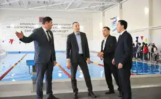 Открытие нового спортивного комплекса Баянаул-Арена в Павлодарской области