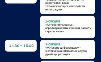 В Актобе пройдет международный инвестиционный форум с участием 350 гостей и выставкой IT-компаний