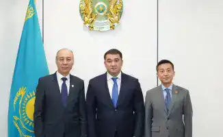 Встреча Нуралхана Кушерова с Муратом Байсыновым обсуждение инвестиционных инициатив в Туркестанской области