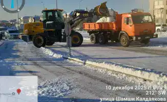 Снегоуборочные работы в Астане: более 3 000 дорожных рабочих и 1 300 единиц спецтехники на борьбе с зимними условиями