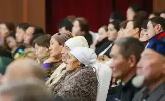Встреча Ербола Карашукеева с жителями Сарысу