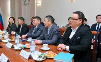 Обсуждение культурно-гуманитарных связей между казахской диаспорой и регионом Абай в Омске