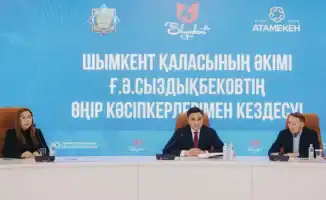 Шымкент: Аким встретился с бизнесменами для обсуждения новых возможностей