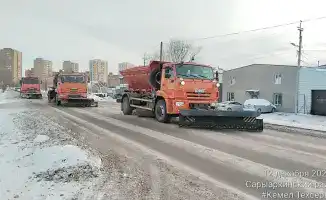 Астана: более 3 000 рабочих очищают снег