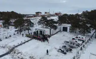 Новая спасательная станция на озере Имантау