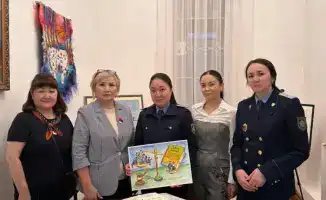 В Астане завершился конкурс рисунков для школьников на тему закона и порядка