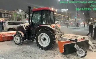 Снегопад в Астане: более 1000 единиц спецтехники обеспечивают безопасность на дорогах