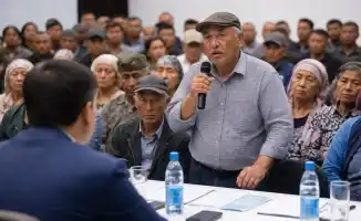 Местные жители Томарлы требуют решения проблем с качеством воды и загрязнением воздуха на встрече с акимом Атырауской области