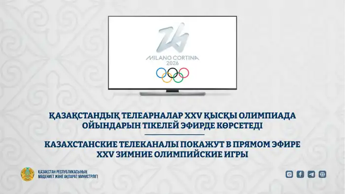 Прямые трансляции XXV зимних Олимпийских игр на телеканалах Казахстана Атырау