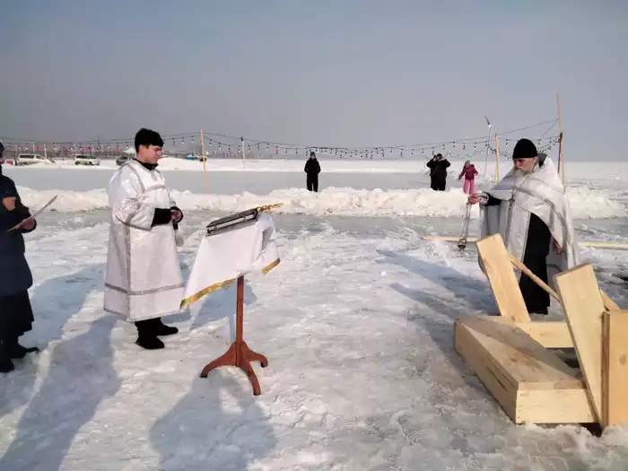 Крещенские купания в Алматинской области Атырау