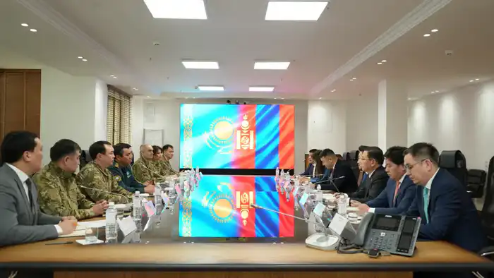 Встреча МЧС Казахстана и Монголии в Астане Атырау