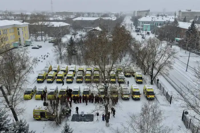 Новые машины скорой помощи в Восточном Казахстане Атырау