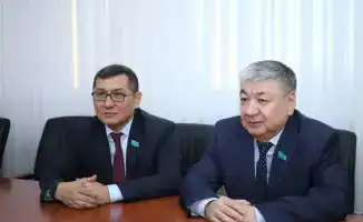 Обсуждение социально-экономического развития Мангистауской области между акимом и сенаторами