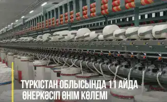 Рост промышленного производства в Туркестанской области
