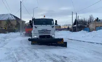 Астана справляется со снегопадом: вывезено около 2,8 млн кубометров снега