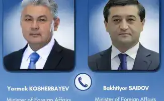 Казахстан и Узбекистан укрепляют стратегическое партнёрство через телефонный разговор министров иностранных дел