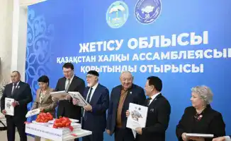 Презентация книги и фильма в Жетісу к 30-летию Ассамблеи народа Казахстана