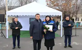 Поздравление сотрудников в Кызылорде с Новым годом