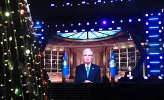 Актобе: международное празднование Нового года с музыкой и лазерным шоу