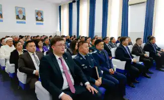 Жетісуский аким Бейбит Исабаев представил нового акима Кербулакского района Жаната Жунусбекова