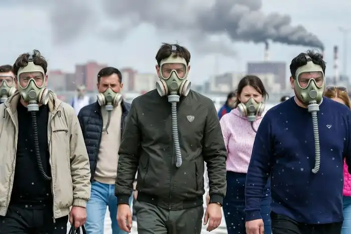 Атырау: небесные чернила окрасились в серый — многократное превышение сероводорода в воздухе Атырау