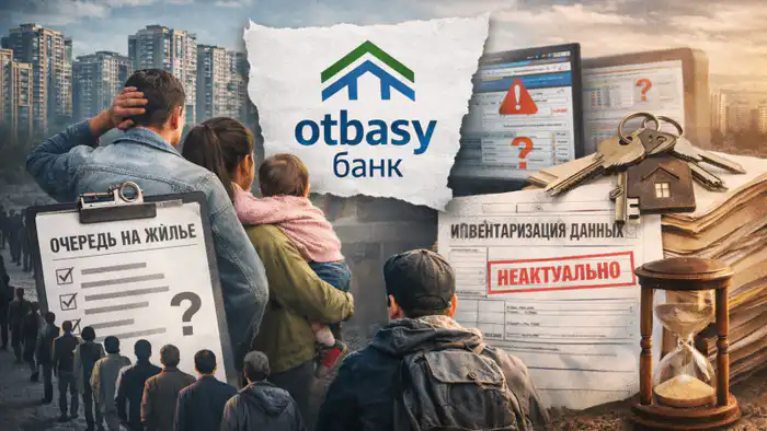 Тысячи казахстанцев рискуют потерять возможность получить жильё из-за неактуальных данных в базе "Отбасы банка", что ставит под угрозу их 29-летнее ожидание в очереди на квартиры от государства. Атырау