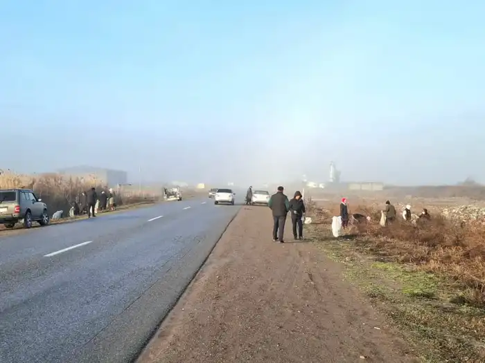 В Жетысайском районе стартовали работы по экологической акции «Таза Қазақстан» Атырау