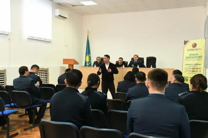 «Закон и порядок»: семинар, освещающий тени наркозависимости, прошел для осужденных в Астане Атырау