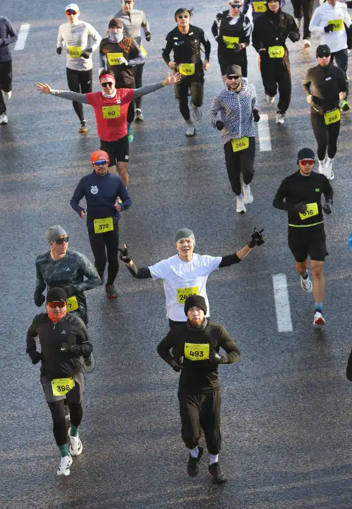 Забег Winter Run в Алматы собрал 2500 участников из 22 стран Атырау