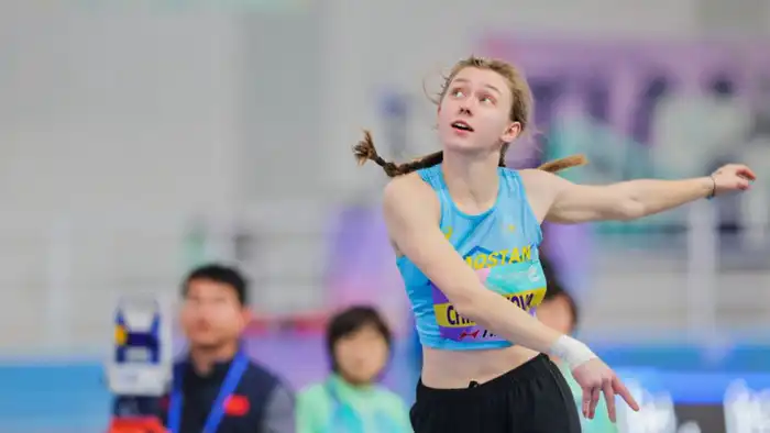 Алина Чистякова завоевала золото на чемпионате Азии по лёгкой атлетике в помещении Атырау