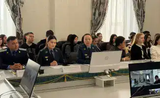 Телемост о правовой культуре молодежи в Костанае