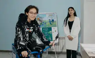 Инновационный велотренажер студентов: шаг к устойчивому будущему через возобновляемую энергию