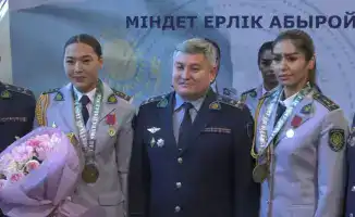 Алматы чествует команду Tomiris после победы