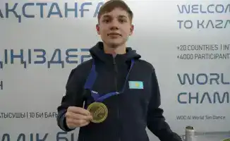 В аэропорту Астаны встретили призеров чемпионата мира по шорт-треку среди юниоров