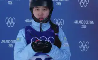 Аяна Жолдас не смогла пробиться в финал Олимпиады в Милане, заняв 21-е место в квалификации