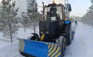 Международные усилия по борьбе со снегом: более 1 100 единиц спецтехники задействовано в Астане