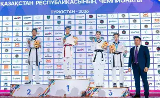 Алматы: 7 золотых медалей на чемпионате РК по тхэквондо