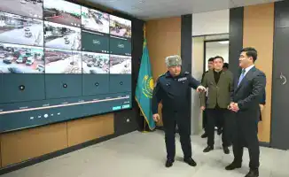 В Жетысайском районе открыт Центр оперативного управления для борьбы с правонарушениями