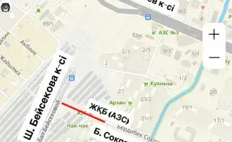 Ограничение движения на улице Сокпакбаева в Астане в связи с инженерными работами